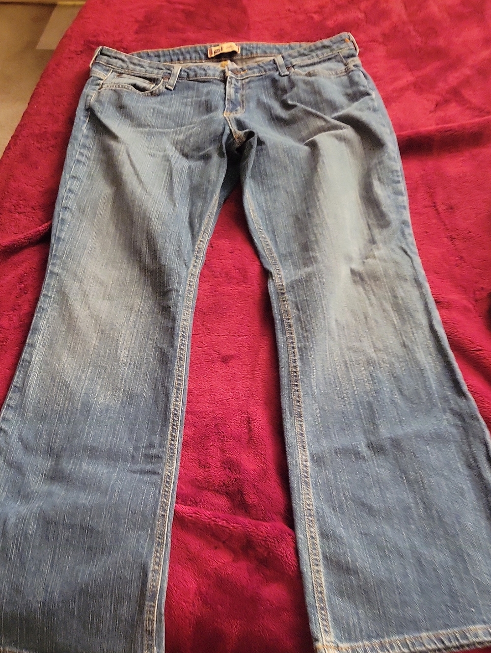lei Women's Light Blue Flare Jeans